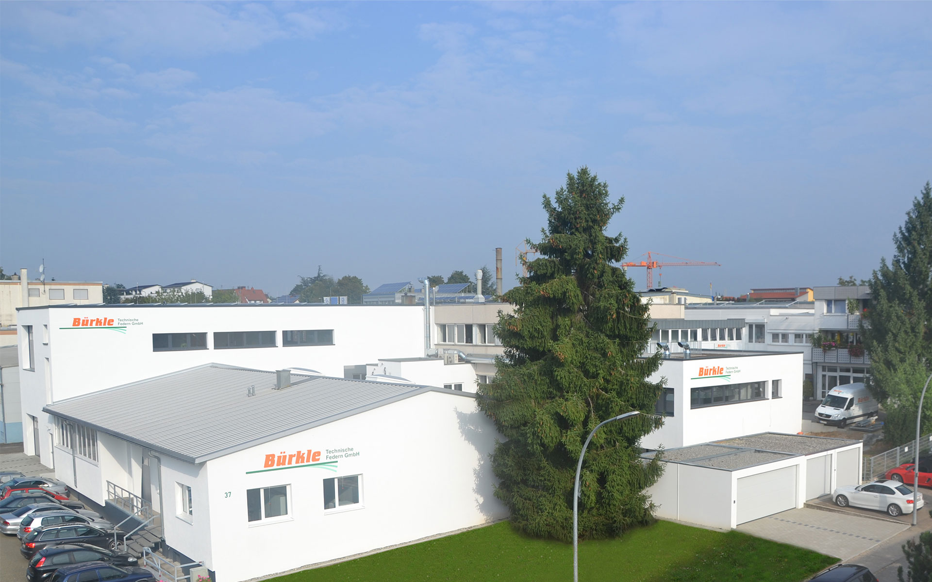 Produktionsgebäude von Reinhold Bürkle Technische Federn